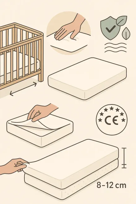 Tips for choosing a crib pad