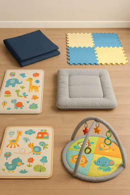 Different types of baby play mats
