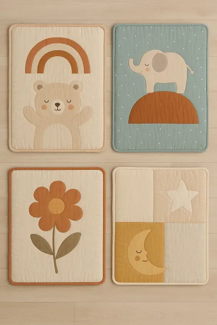 Types of baby floor mats