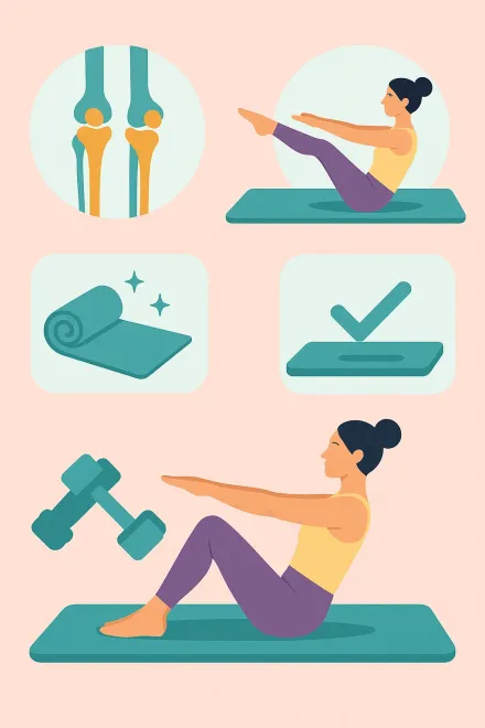 Ventajas de usar una colchoneta de pilates