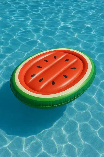 Consejos de uso de colchoneta de sandía inflable