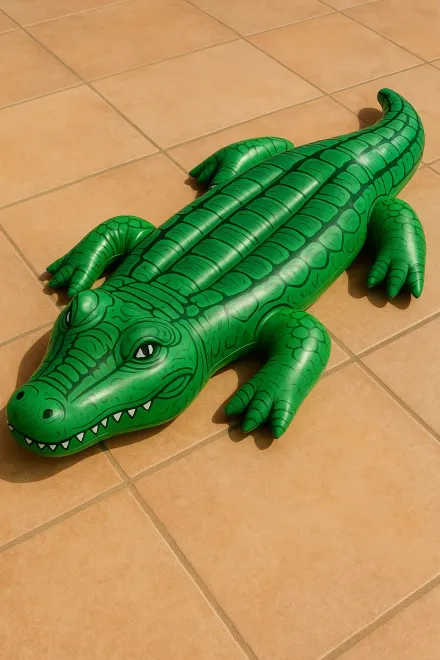 Benefits of an inflatable crocodile float