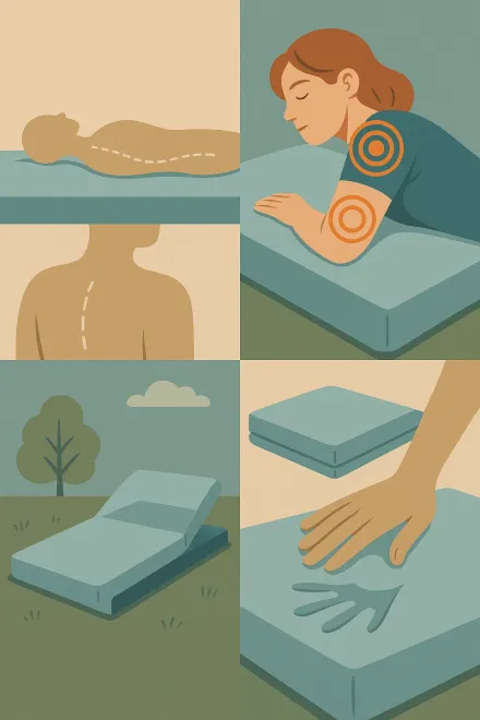 Benefits of a memory foam mat for camping