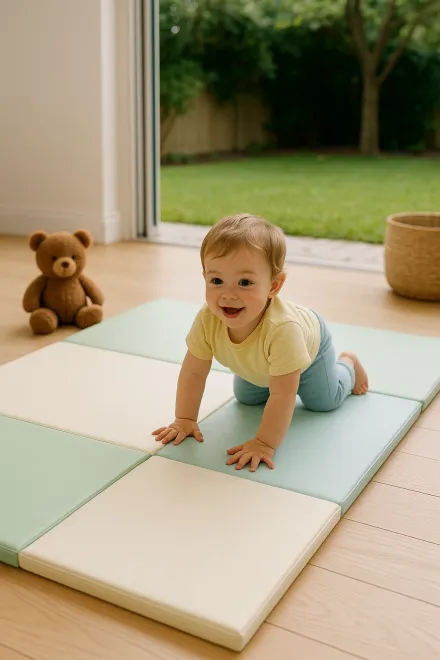 Beneficios de las colchonetas infantiles