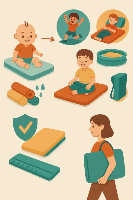 Cómo elegir colchoneta para niños