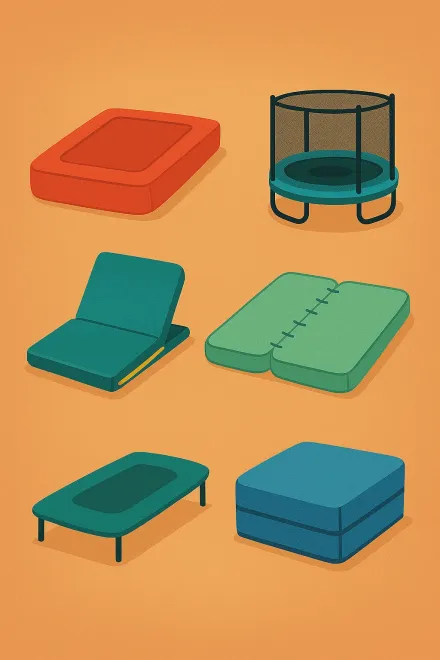 Different types of jump mats