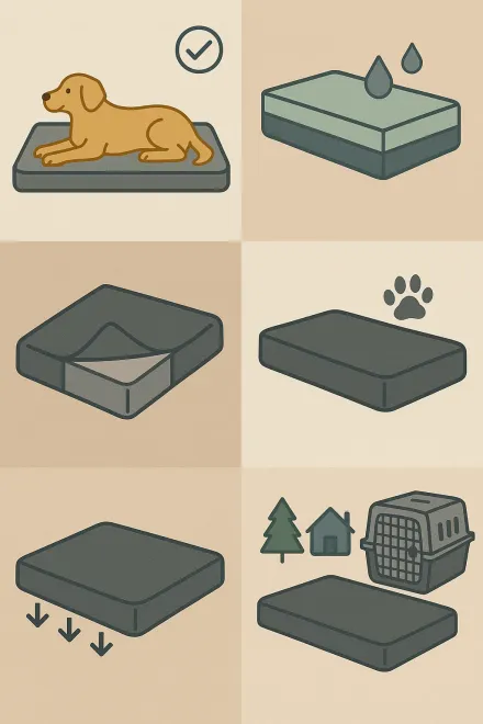 Tips for choosing a large dog mat
