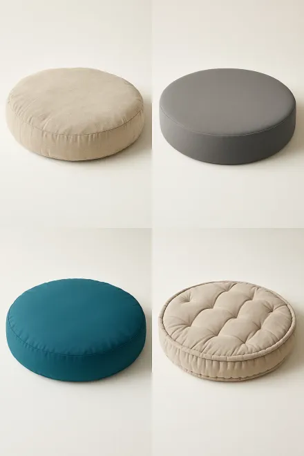 Materials of a round mat